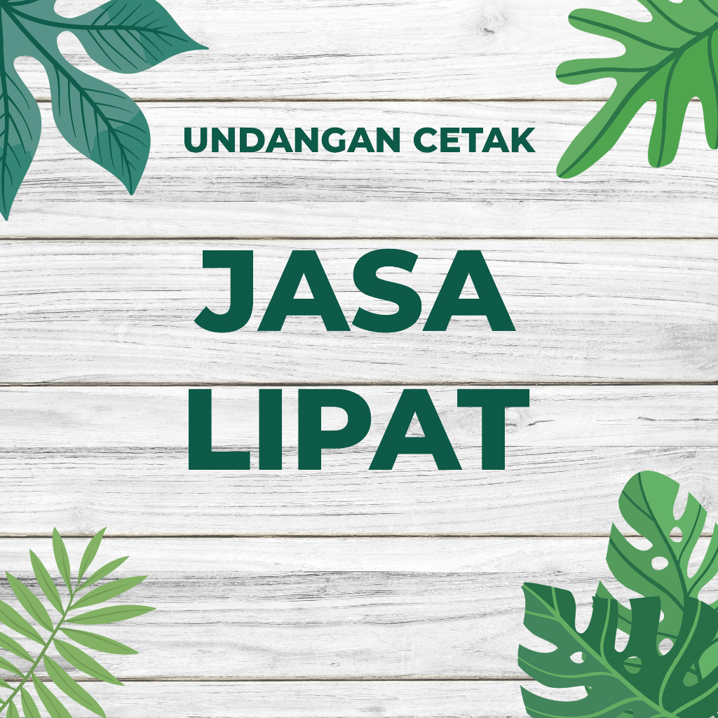 JASA LIPAT Undangan cetak