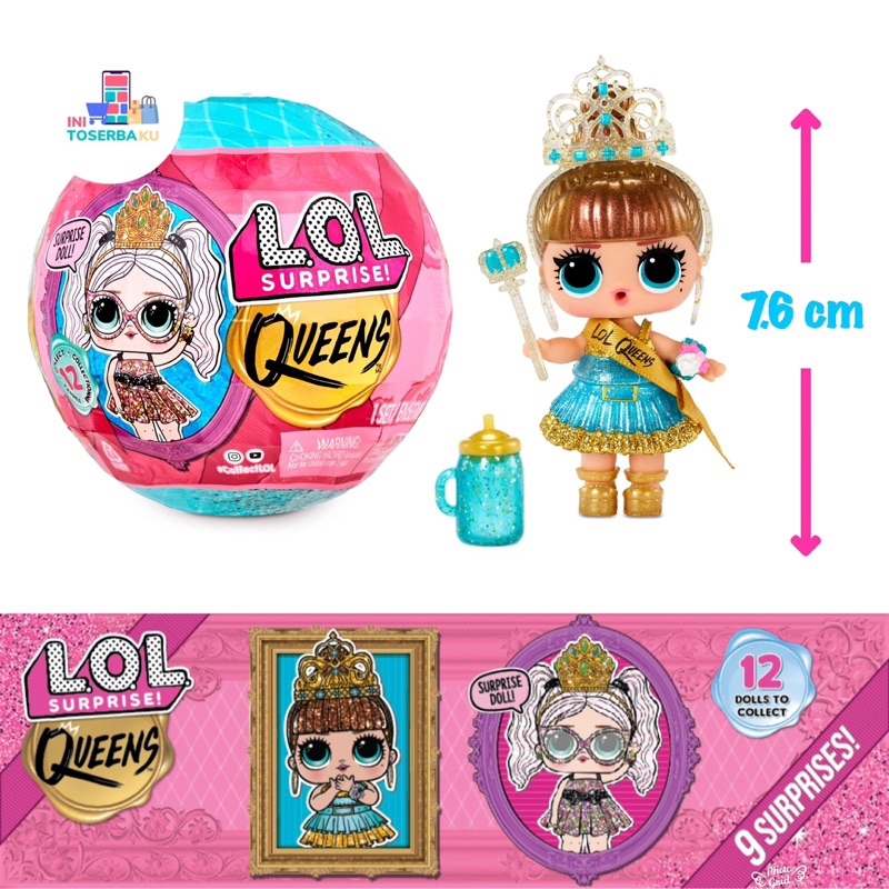 LOL SURPRISE QUEENS DOLLS FASHION AND ROYAL THEMED ACCESORIES ORIGINAL