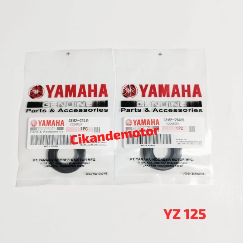 Seal sil kruk as YZ125 YZ 125 Trail ( 93102-22419 )( 93102-20485 )