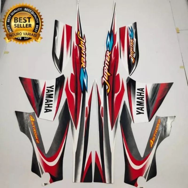 STRIPING JUPITER Z LAMA 2005 HITAM MERAH