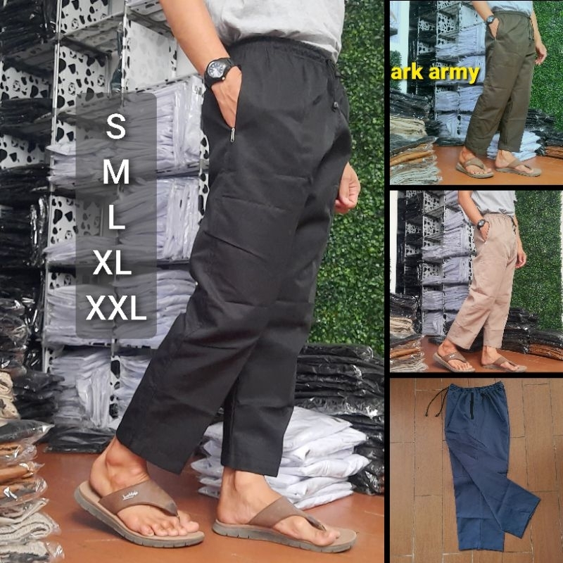 celana sirwal simpel sirwal classic bahan drill tebal