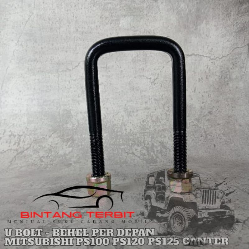U BOLT BEHEL PER DEPAN PS100 PS120 PS135 CANTER 140MM