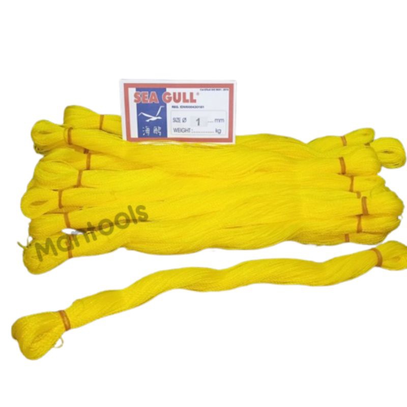 

ECER Tali Tampar Kenur Kuning Kecil 1mm ECER per 1 ikat seagull