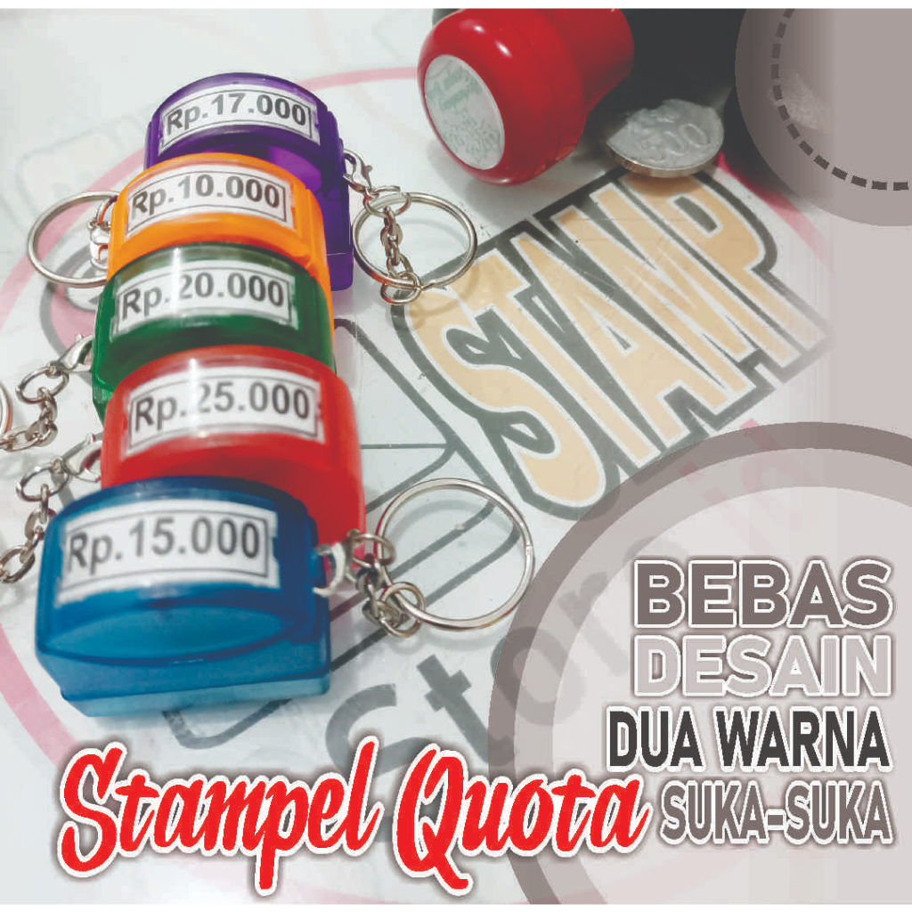 

STAMPEL QUOTA BEBAS DESAIN DAN WARNA