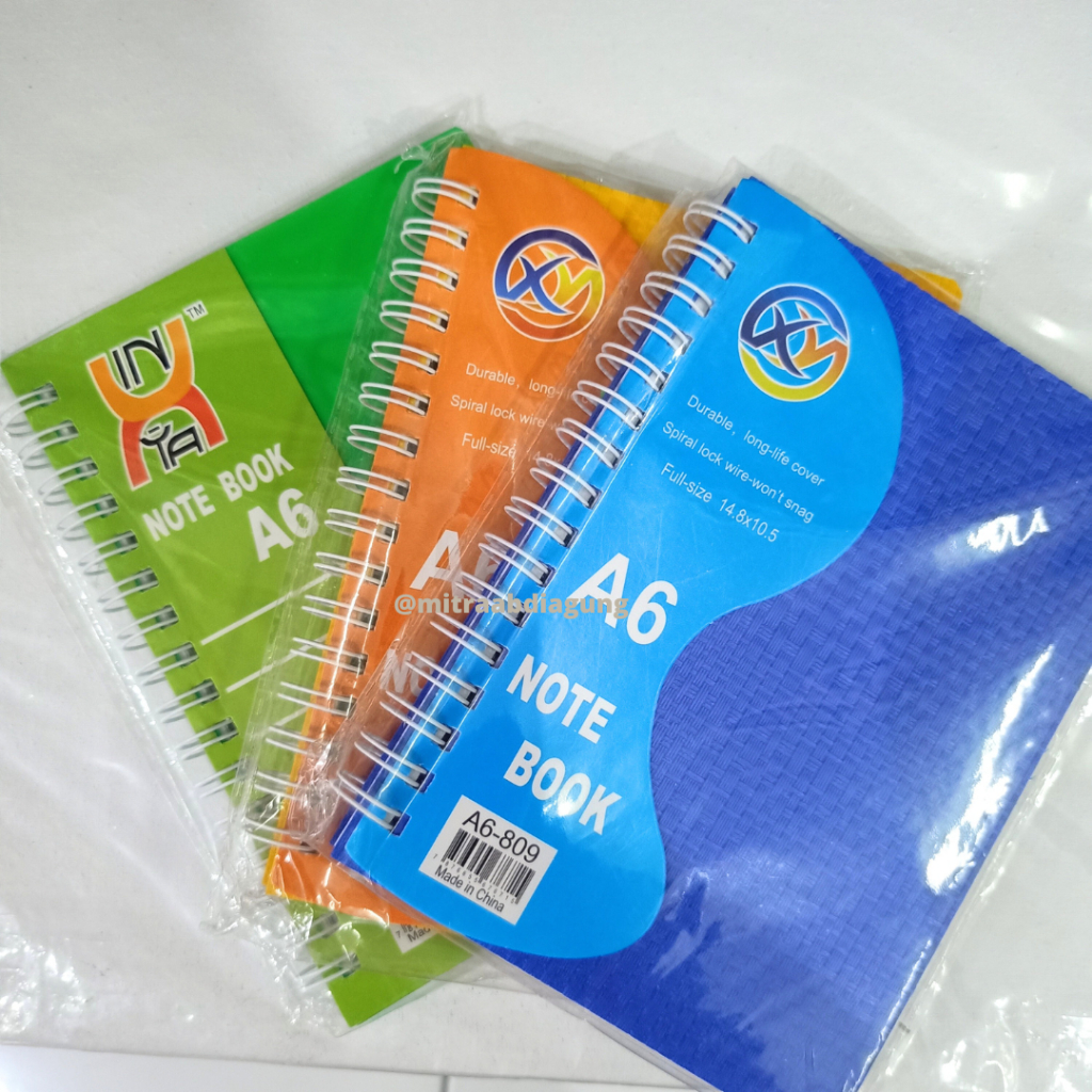 

NOTE BOOK A6 WARNA RANDOM