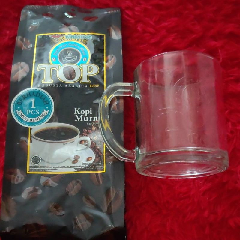 

Top Kopi top murni 158 gram berhadiah gelas cantik