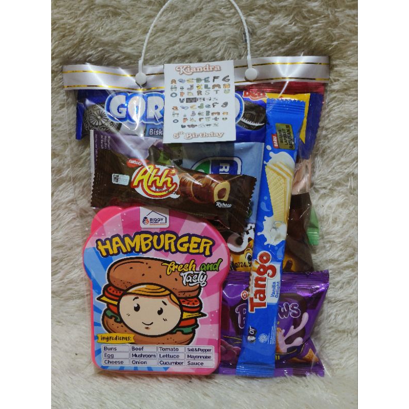 

Bingkisan Snack Ulang Tahun Anak// Hampers Ulang Tahun Anak