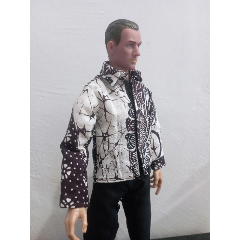 baju kemeja batik figure 1/6 , untuk figure 1/6, hot toys, dll