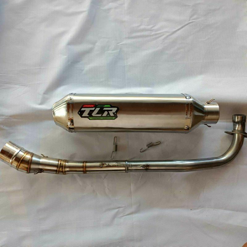 knalpot racing slincer kapsul sarful+ klem knalpot+pir 2 D50/2inc all motor supra 125