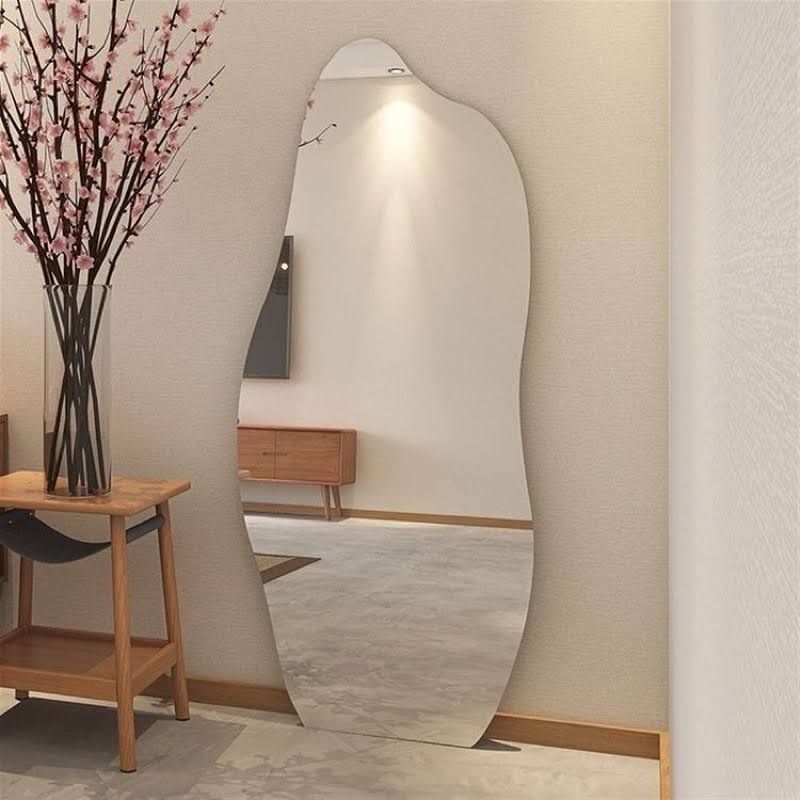 [CERMIN 5 MILI] Irregular Standing Mirror 5MM Cermin Berdiri Aesthetic MEDAN