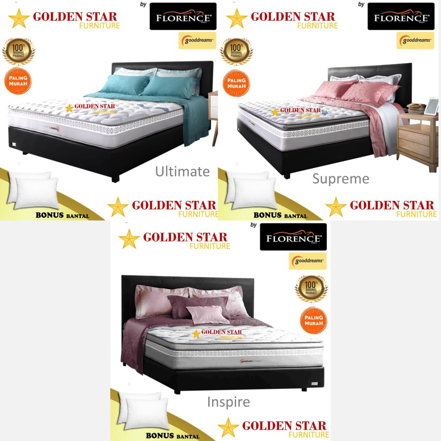 Spring bed 160x200 FLORENCE Gooddreams Kasur spring bed 160 Full SET