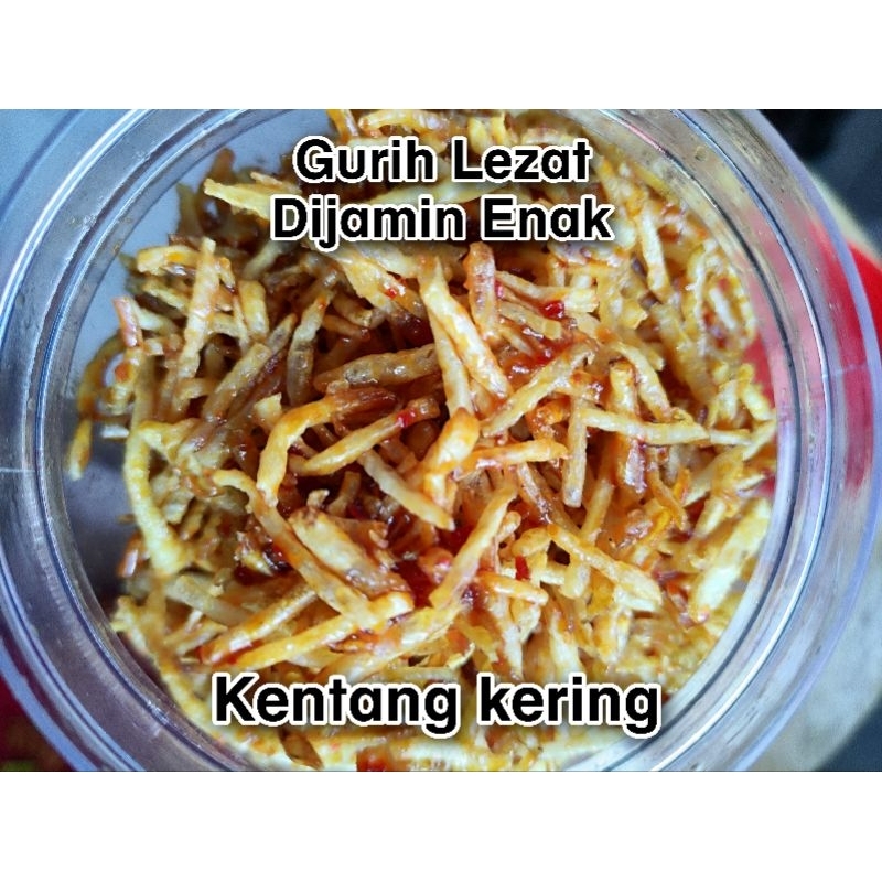 

Kripik Kentang Kering Pedas Manis Viral Medan