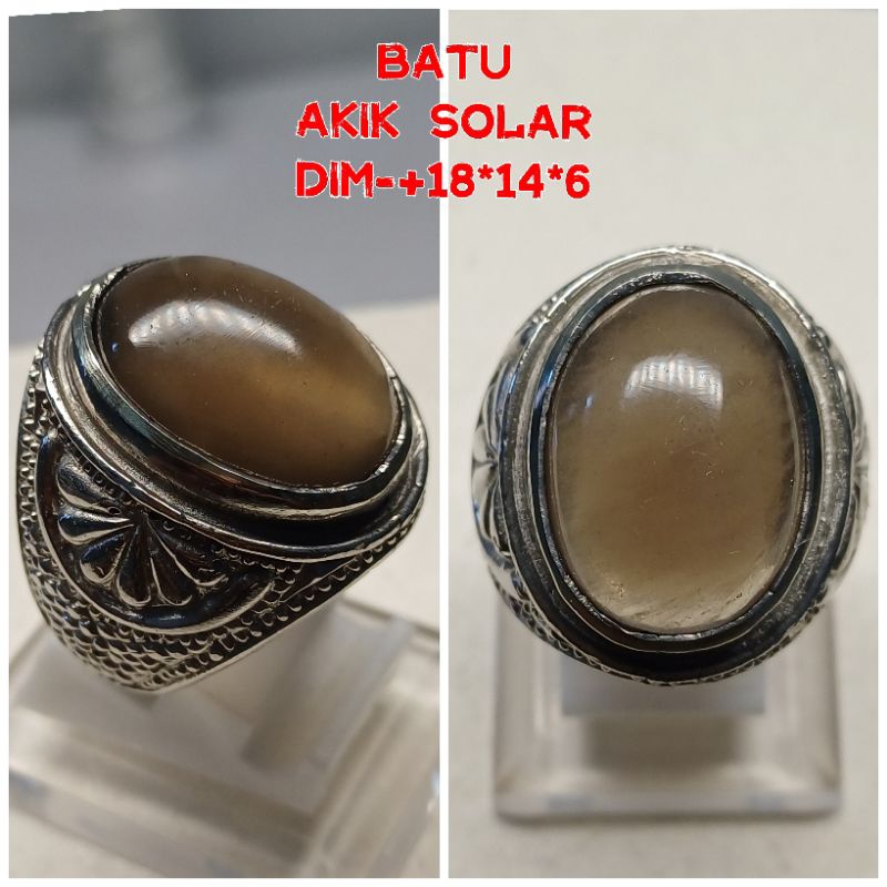 BATU AKIK SOLAR GIWANG ASLI NATURAL