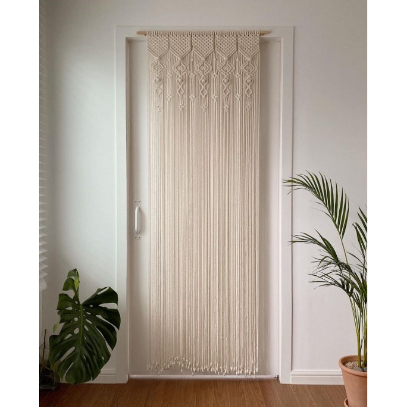 Tirai pintu / gorden pintu macrame