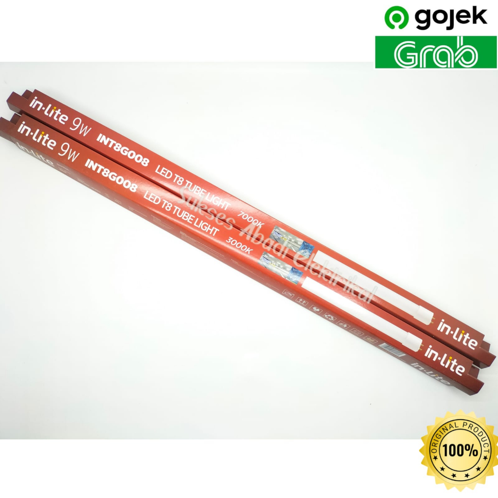 Lampu T8 Neon Tube Light TL LED Inlite INTG 008