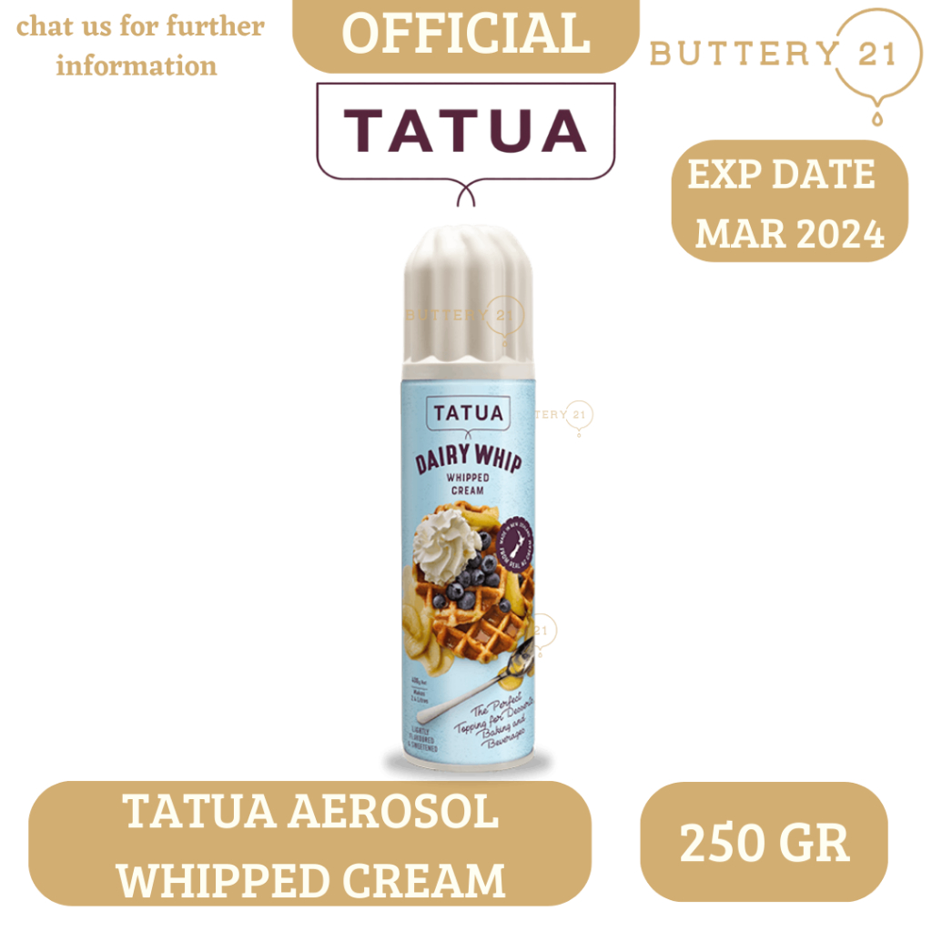 

TATUA AEROSOL WHIPPED CREAM 250 GR
