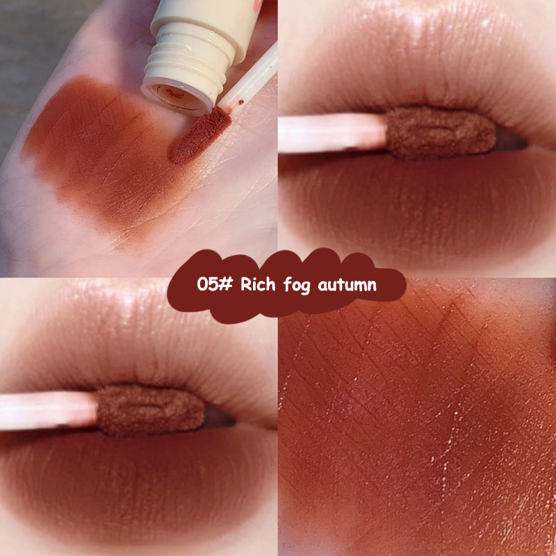 COD&Ready PIPL Lip Cream Matte Velvet Mist Lip Mud Korean Lipstick Tahan Lama Lip Tint Lip Clay Magic Casa Lip Mousse Lip Glaze Long Lasting Korea Import Murah-D