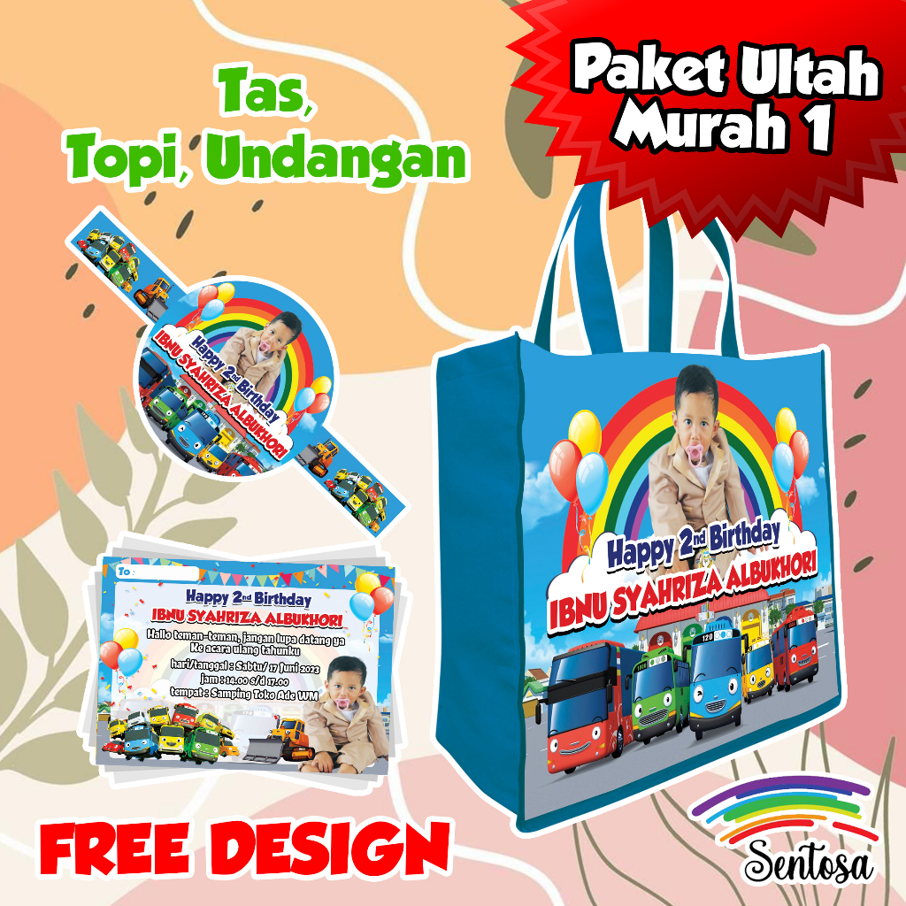 

PERLENGKAPAN BINGKISAN SOUVENIR DAN SNACK ULANG TAHUN MURAH ISI TAS ULTAH CUSTOM, TOPI ULTAH, UNDANGAN ULTAH CUSTOM BISA COD