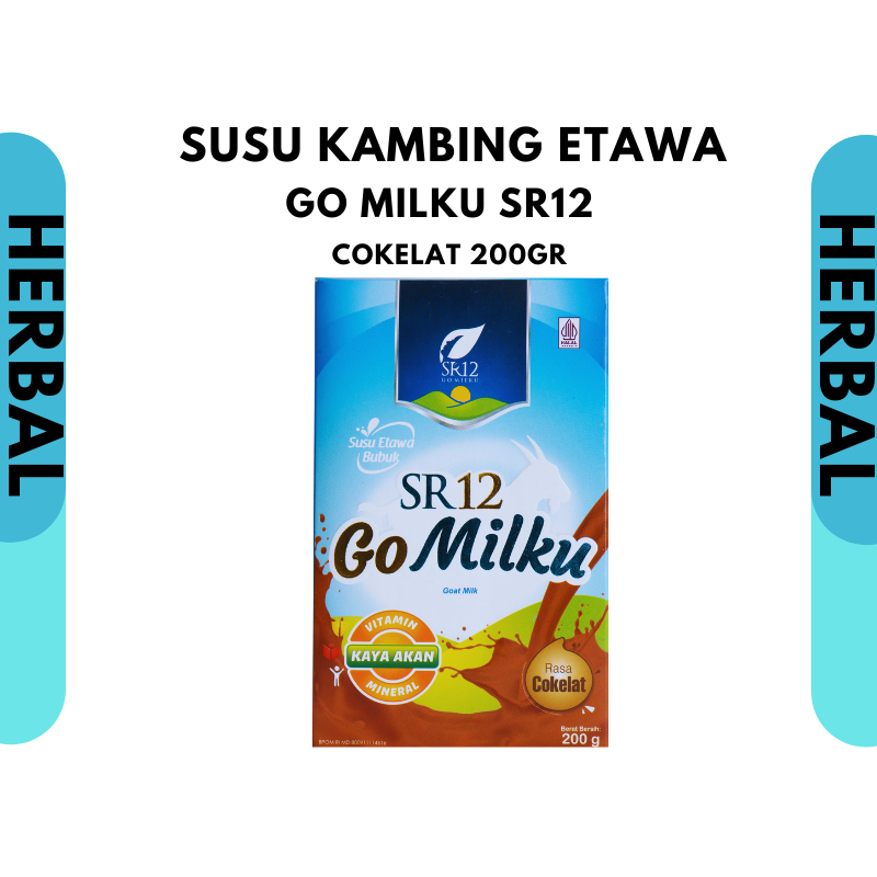

SR12 Gomilku Rasa Cokelat 200gr susu kambing etawa susu bubuk olahan aman untuk bumil dan busui
