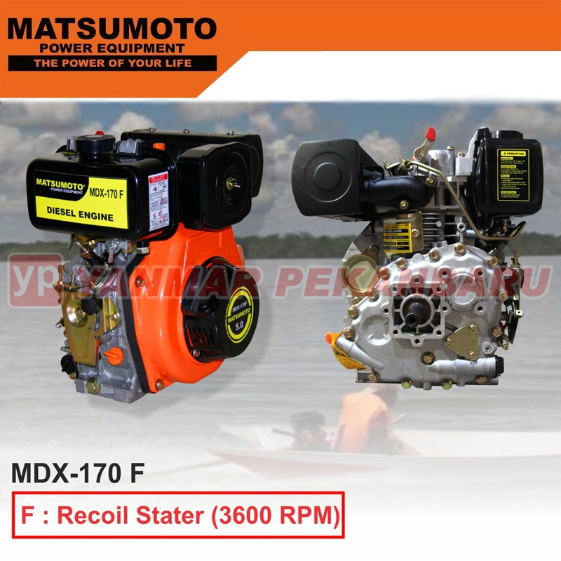 Mesin Penggerak Bensin / Gasoline Engine MATSUMOTO MDX170-F