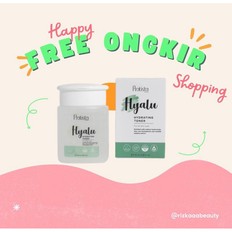 Hyalu Hydrating Toner Pratista Skincare Face Toner Pencerah Melembabkan Wajah Extra Glow BPOM PS17