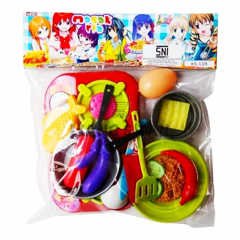 ( JI ) Mainan Masak Masakan Kuliner Nusantara Kitchen Set - KS119 & KS120