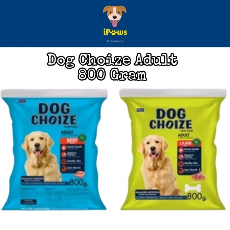 DOG CHOIZE ADULT 800 GRAM - Dog Food Kering Makanan Anjing Dry Food