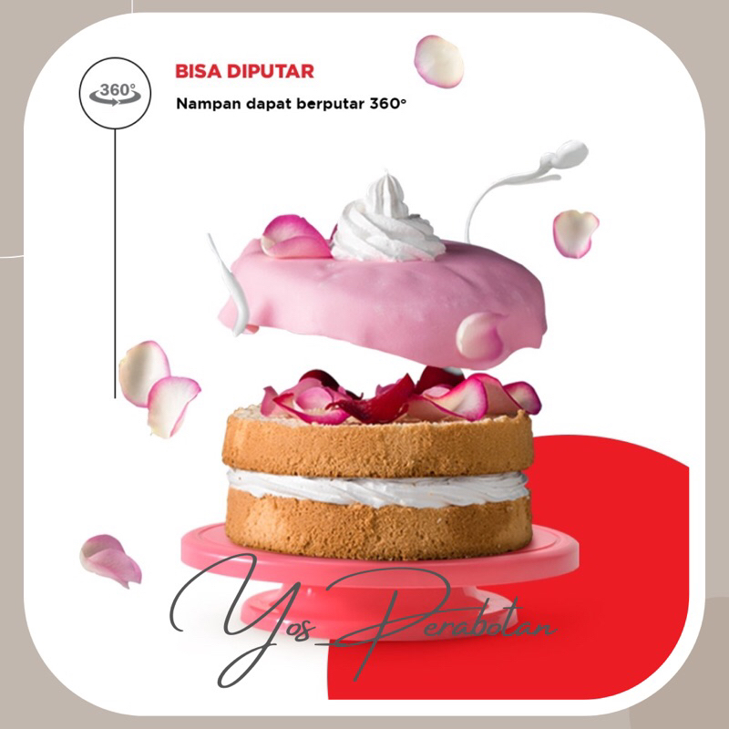 Maspion Cake Tray / Meja Putar Kue / Alas Kue/ Tatakan Kue Putar
