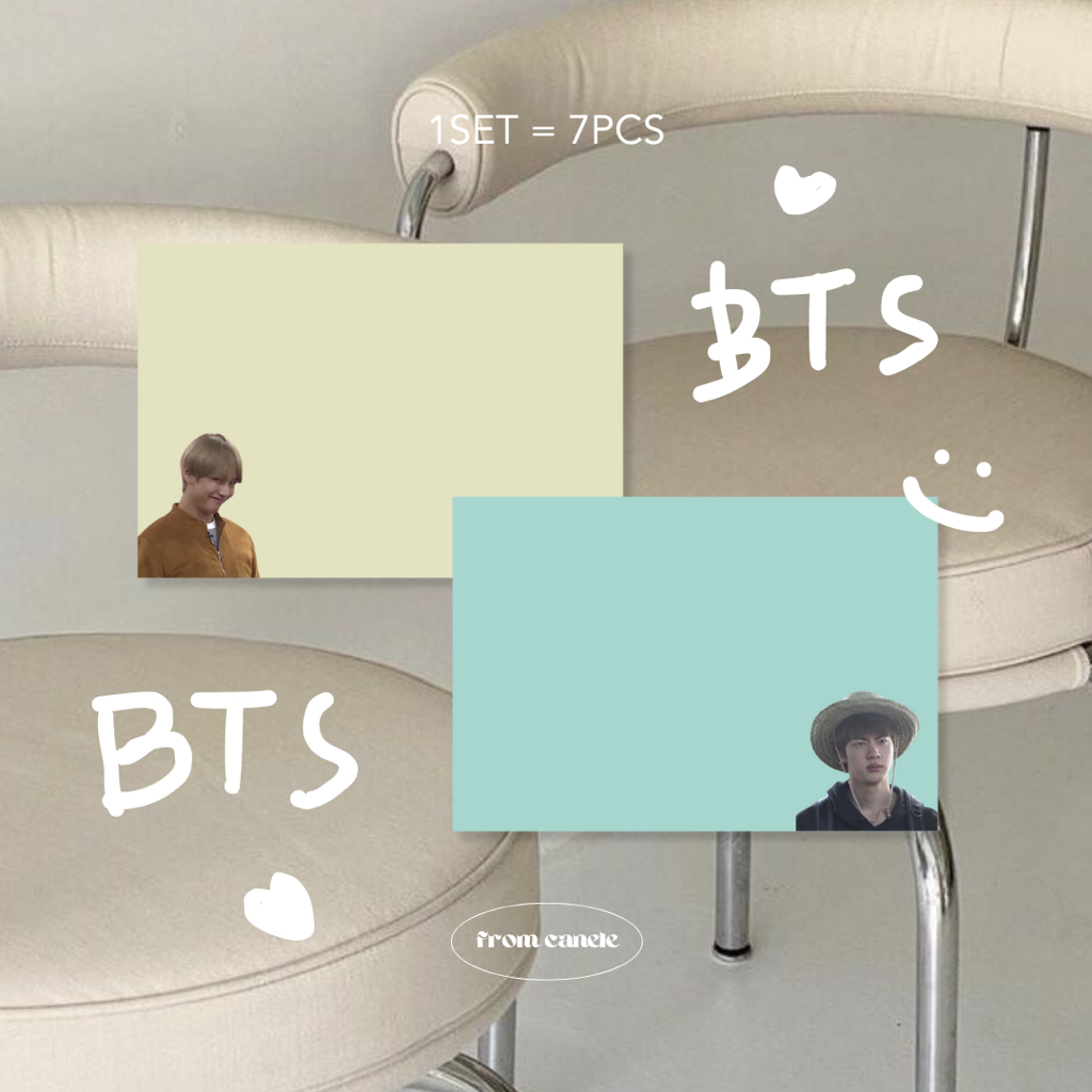 

[FROM CANELE] - Kartu BTS Card | Kartu ARMY | Souvenir BTS ARMY | Kartu Ucapan | Greeting Card | Gift Card | KUD13 GWS / Ulang Tahun / Hadiah / Kado / Get Well Soon / Birthday