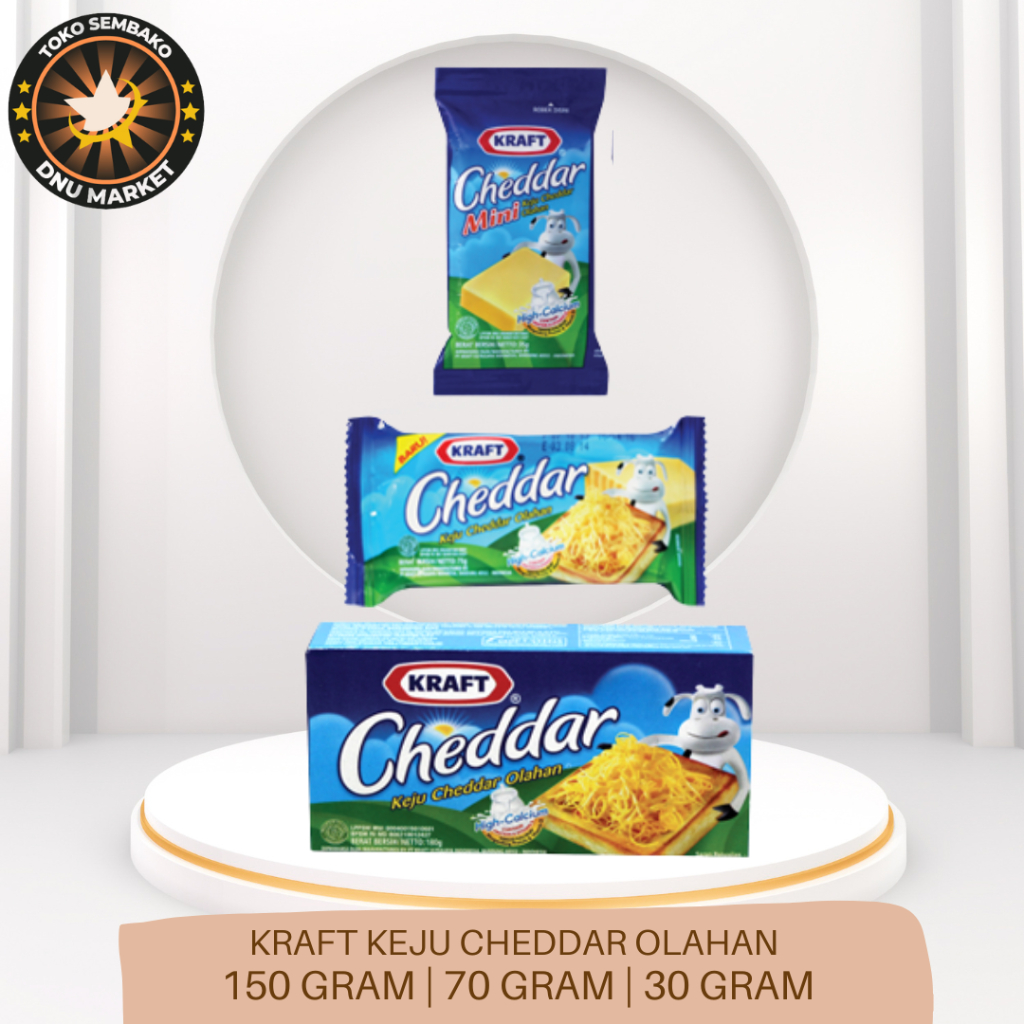 KRAFT | KRAFT KEJU CHEDDAR OLAHAN | 150 GRAM | 70 GRAM | 30 GRAM |