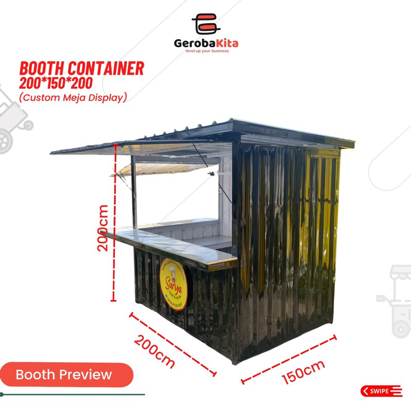 Booth Container 200x150x200