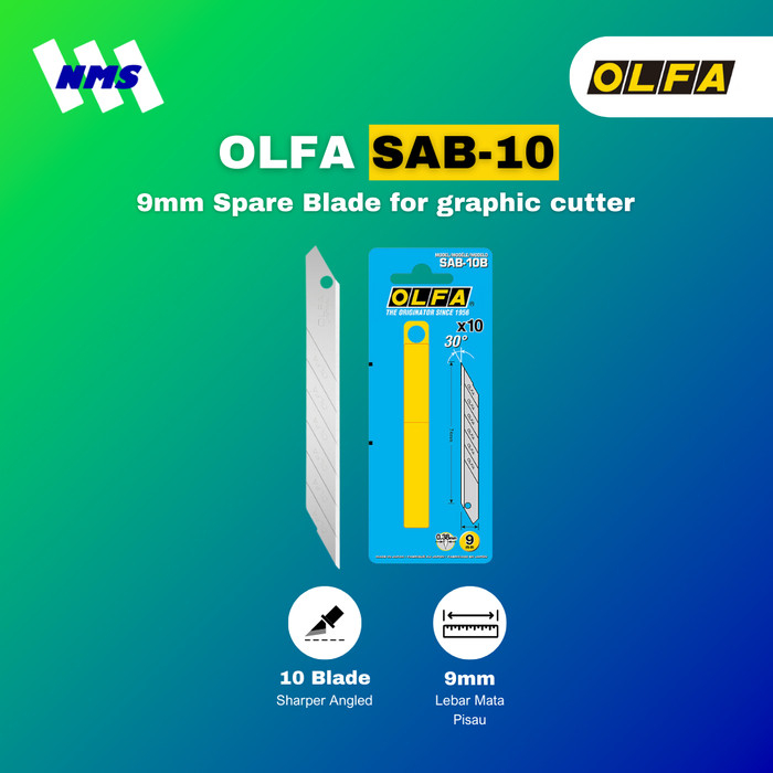 

OLFA SAB-10 Spare Blade For Graphic Cutter Original