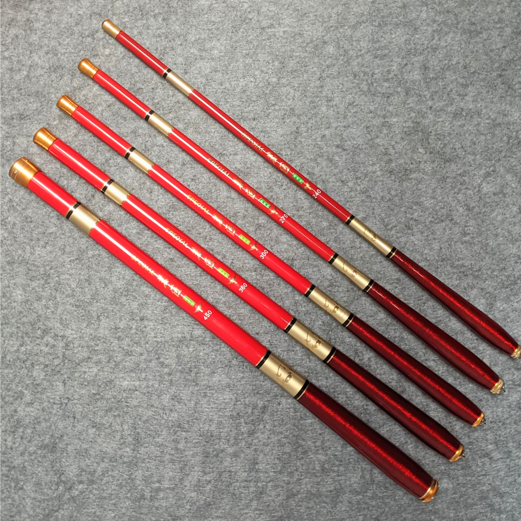 Tegek Import SPESIAL MERAH Action Medium Ruas 43cm Microfishing