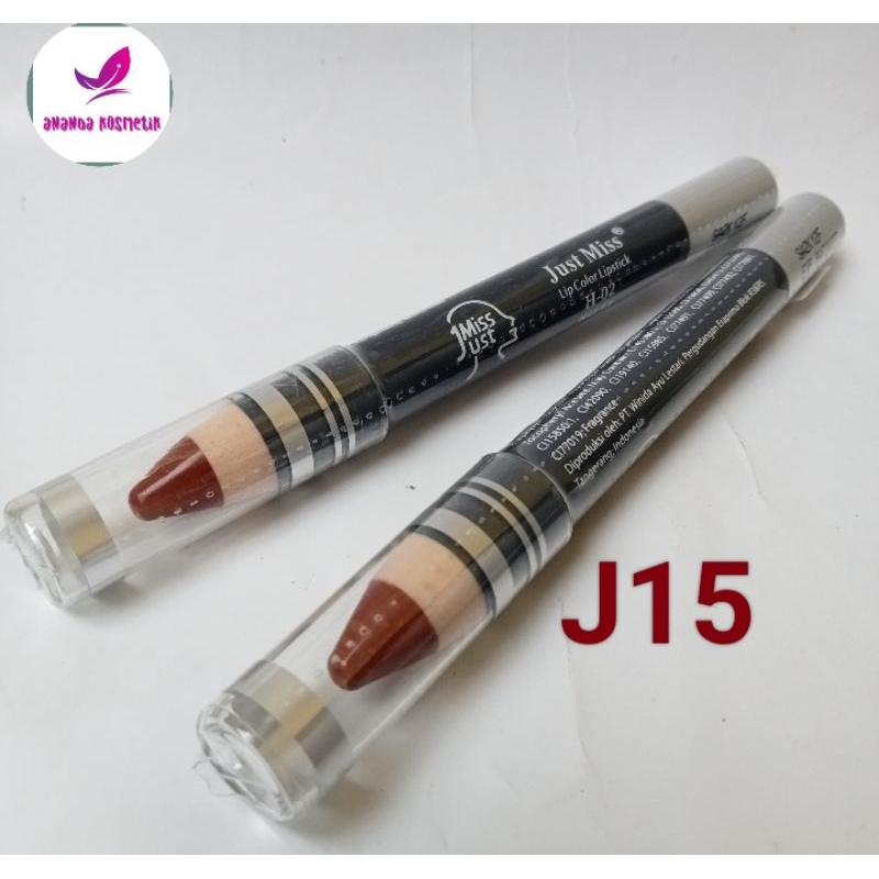 PENSIL LIPSTIK SERUT JUST MISS J15 - LIPSTIK JUSTMISS SERUT J 15