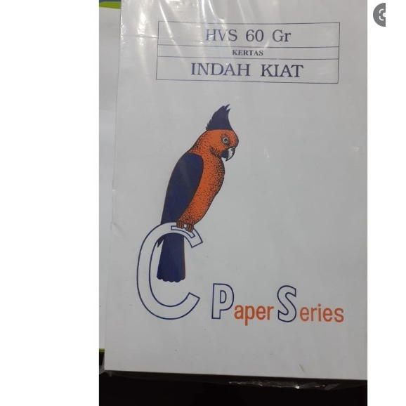 

Kertas HVS A4 60gram Indah Kiat (tipis isi 400 lembar)