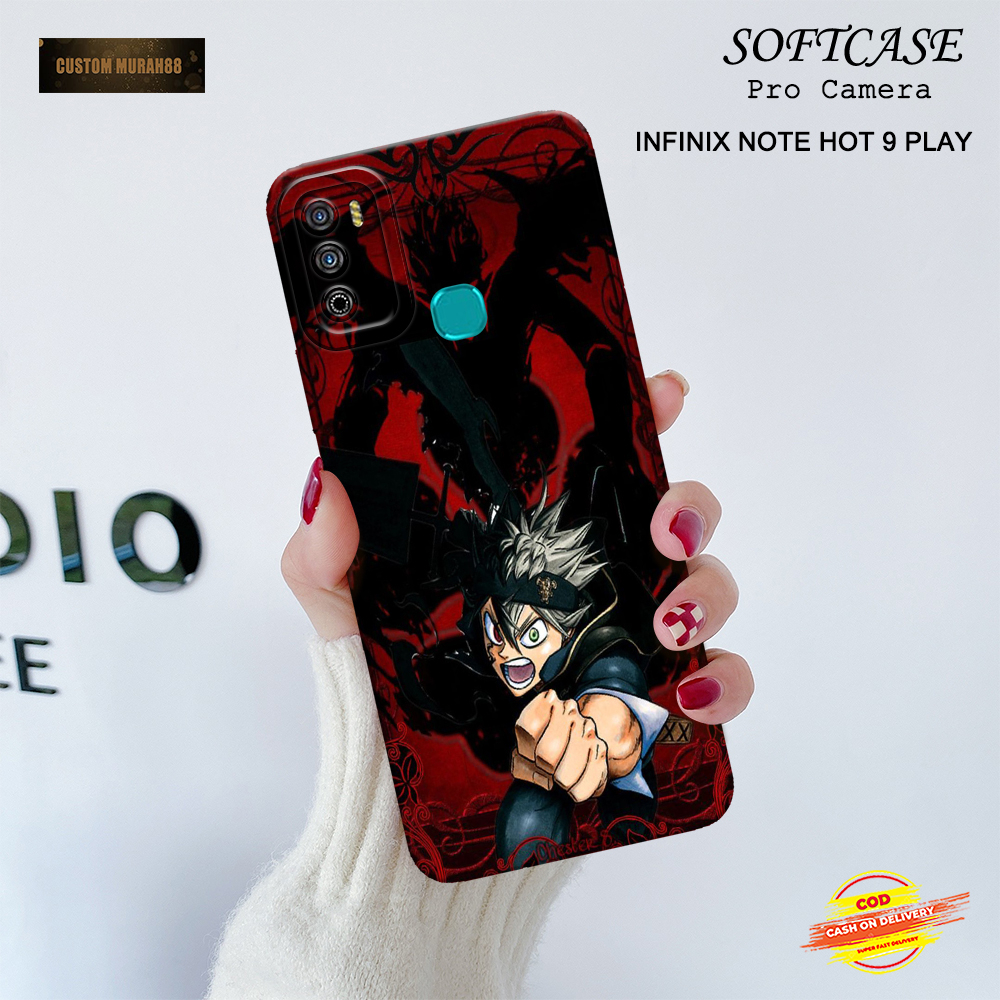 Case Infinix Hot 9 Play - Fashion Case ANIME - Casing Hp Infinix Hot 9 Play - Softcase Infinix Hot 9