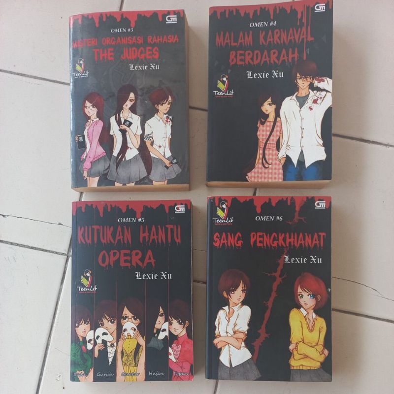 Novel Remaja Teenlit Omen Series by Lexie Xu (preloved good condition)