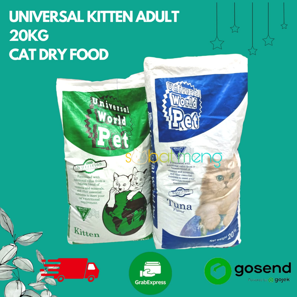 UNIVERSAL KITTEN ADULT 20KG | UNIVERSAL KITTEN 20KG | UNIVERSAL ADULT 20KG