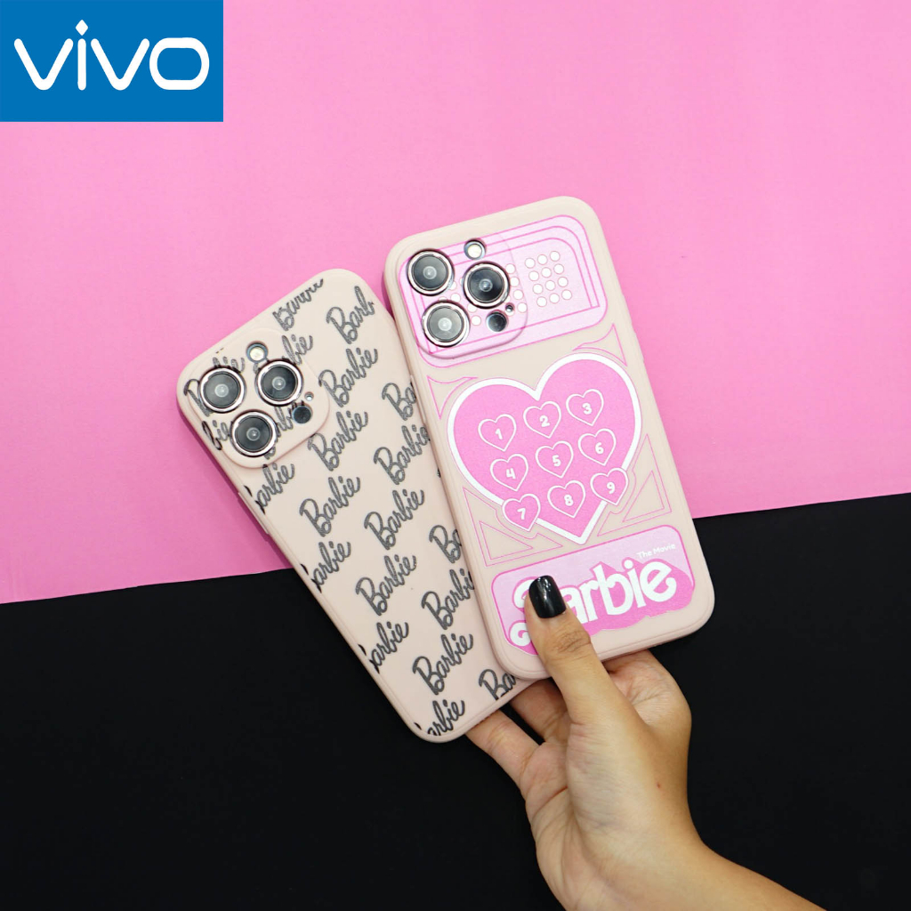 [M23] CASE MACARON SPECIAL BARBIE VIVO V27 V27E V25E 5G V23E 5G V15 PRO V11 V21E V21 4G 5G Y36 Y16 Y