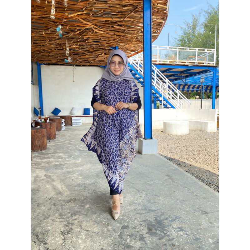 RAYYA DRES BATIK VISCOSE COUPLE KEMEJA