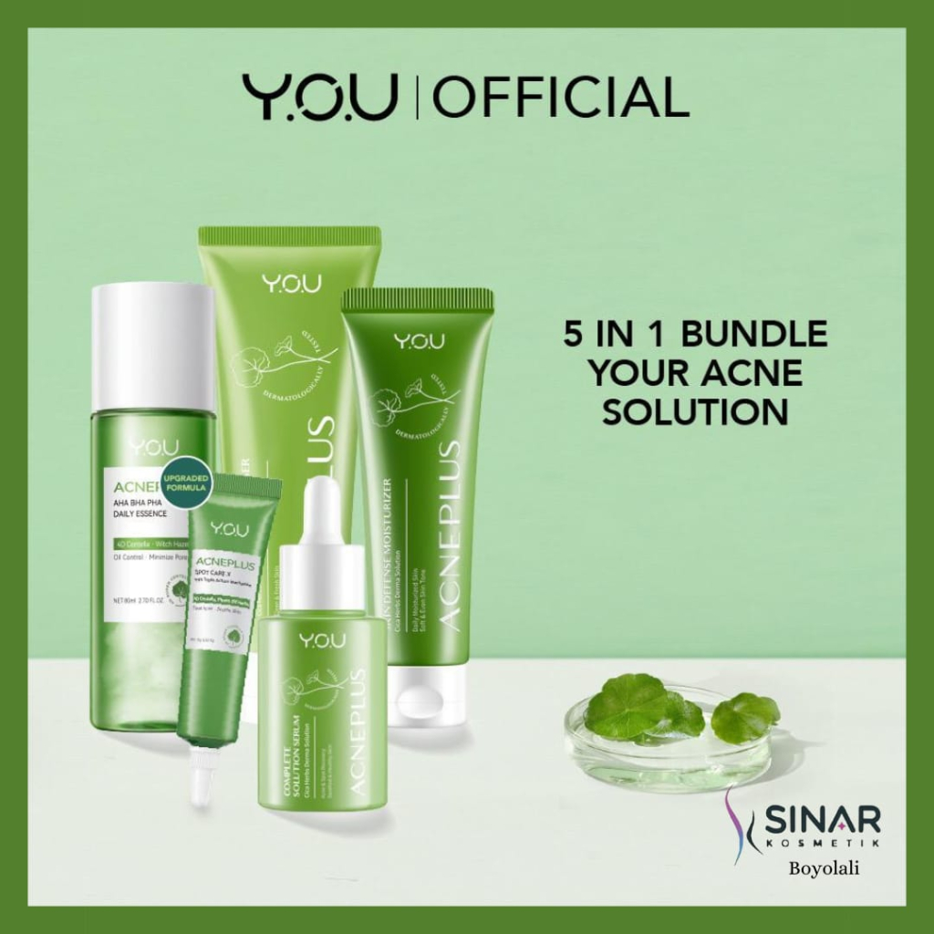 Y.O.U (YOU) Acneplus - Facial Wash - Toner - Serum - Moisturaiser - Spotcare