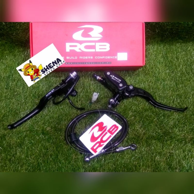 master rem RCB E2 kiri kanan + selang rem KTC racing 92/75 CBR ninja beat Vario aerox Scoopy Vixion r15 R25 supra