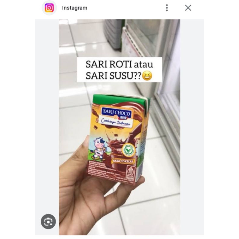 

|BARU| Minuman Susu Sari Choco 110ML