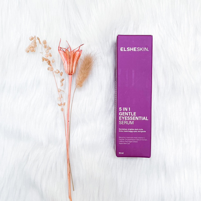 5 in 1 ELSHESKIN Gentle Eyessential - 18ml Bakuchiol (7 hari Kencangkan Kulit Mata) - Eye Serum Anti