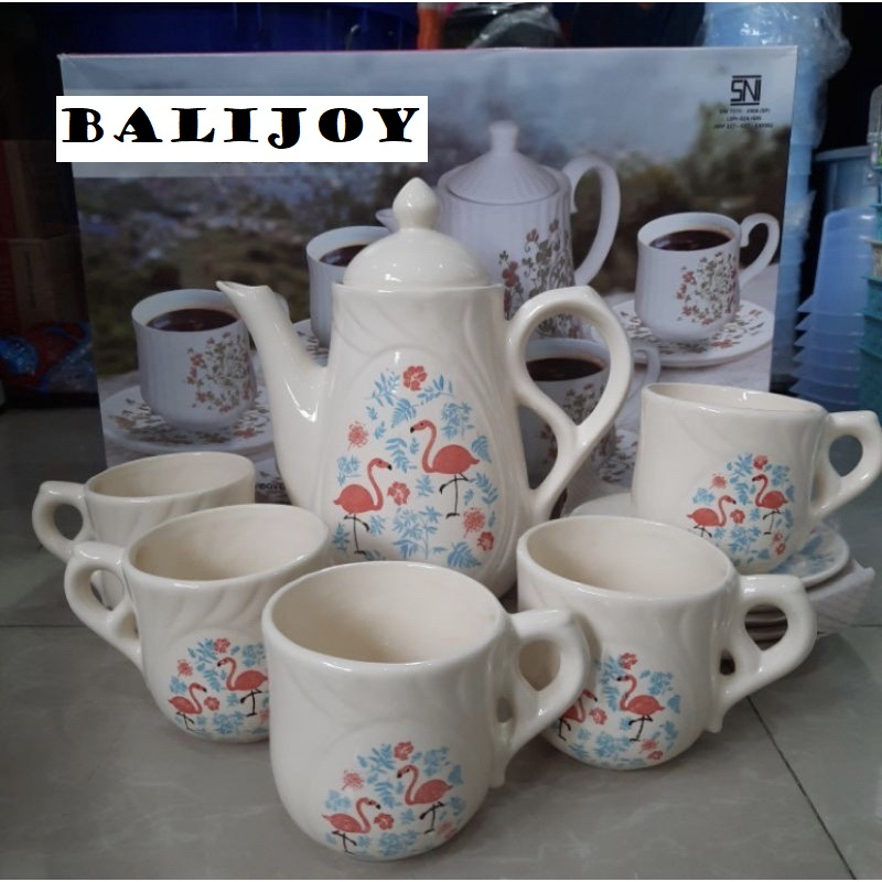 TEA SET - COFFEE SET KERAMIK - CANGKIR PISIN KERAMIK - CANGKIR SET - GELAS SET - GELAS KOPI