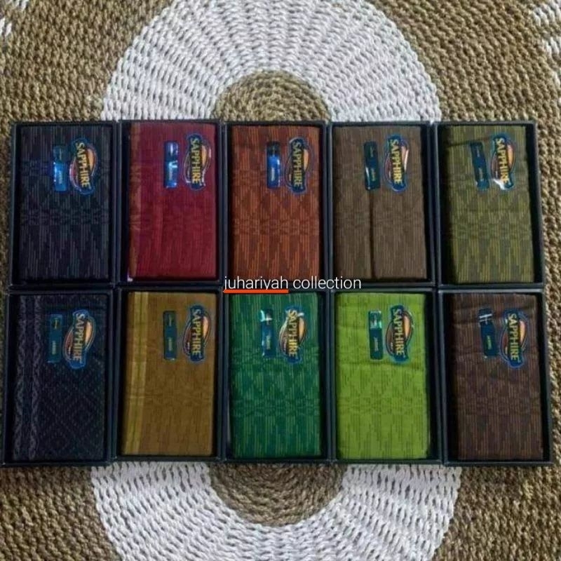 Sarung Sapphire Motif Jaring