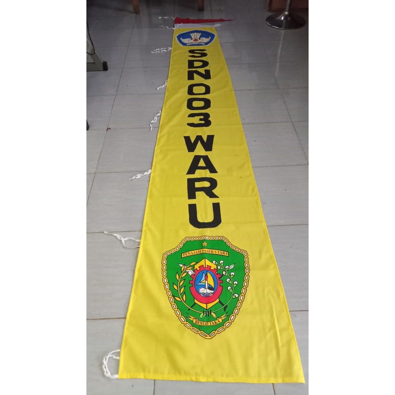 

BENDERA Umbul" Nama sekolah (Free desain)