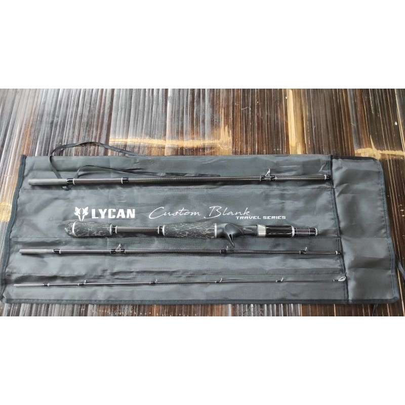 Joran baitcasting lycan custom travel rod