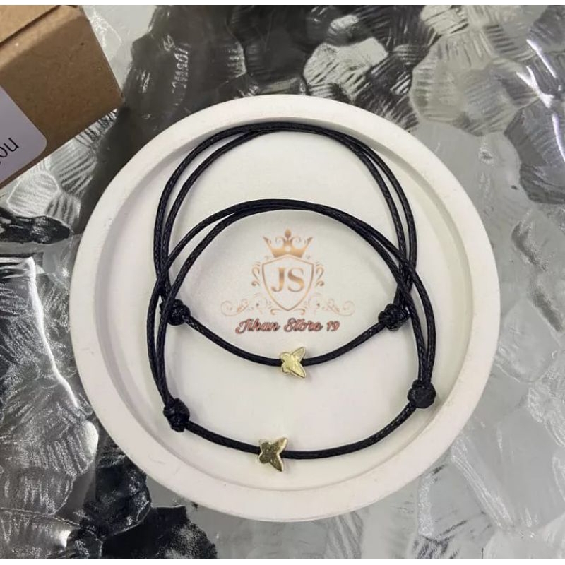 Gelang Tali Kupu-kupu || Gelang Manik Kupu-kupu