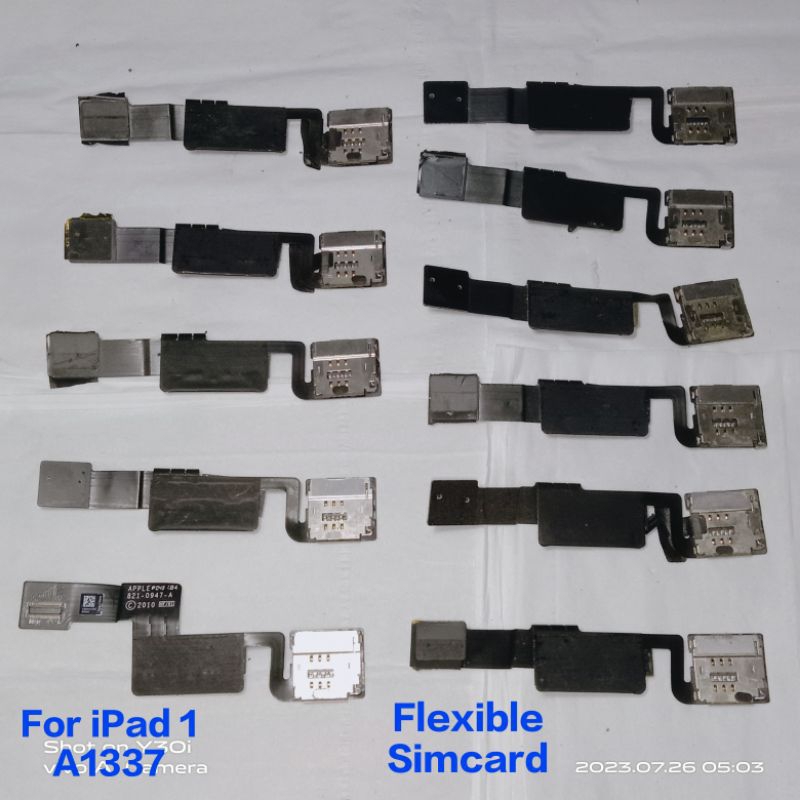 Flexible Sim Card / Bekas Ori Cabutan Copotan / iPad 1 / A1337